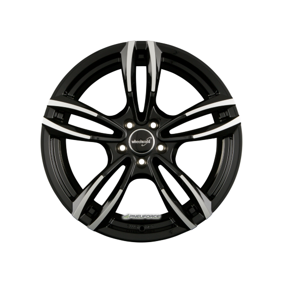 2DRV BY WHEELWORLD - WH29 SCHWARZ HOCHGLANZPOLIERT 8,5X19 LK:5/112 ET:25 ML:66,7